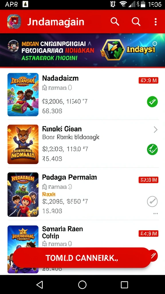 77rp - Leaderboard untuk menunjukkan peringkat pemain.