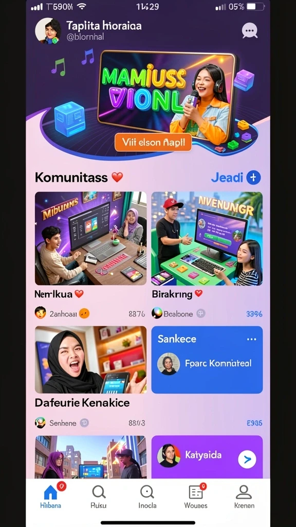 nagawin - Tampilan level penuh petualangan yang menantang.