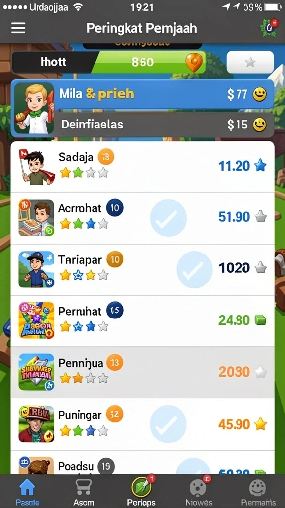 qgluck - Tampilan antarmuka pengguna yang menarik dan responsif.