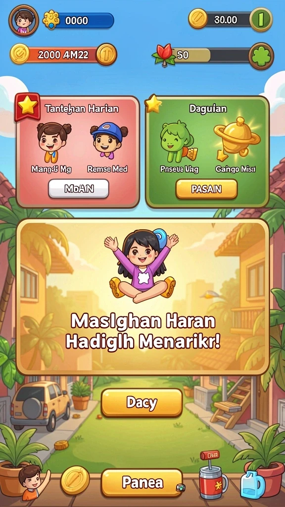 rvip3 - Pengguna dapat berinteraksi dengan karakter NPC.