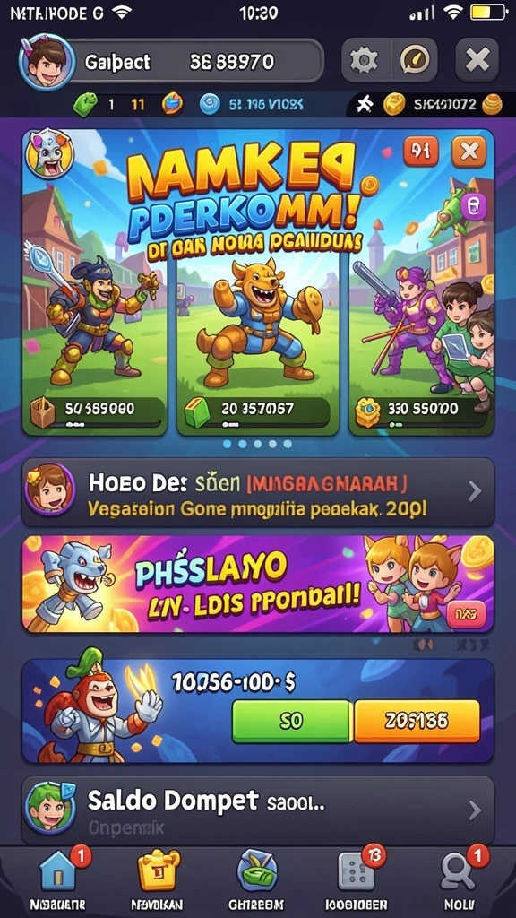 suneo138 - Tampilan awal permainan yang menarik dan intuitif.